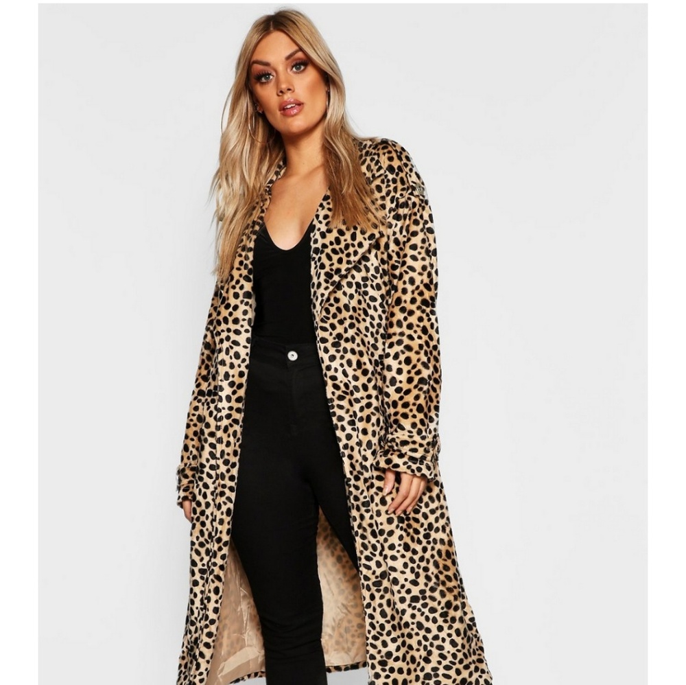 NWT LEOPARD PRINT COAT